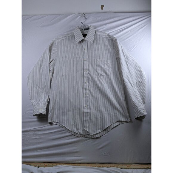 Vintage Sears Men’s Store Striped Dress Shirt 16-34/35 Long Sleeve Perma-Prest - Picture 10 of 14